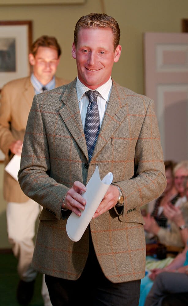 Oliver Townend presented the fashion show