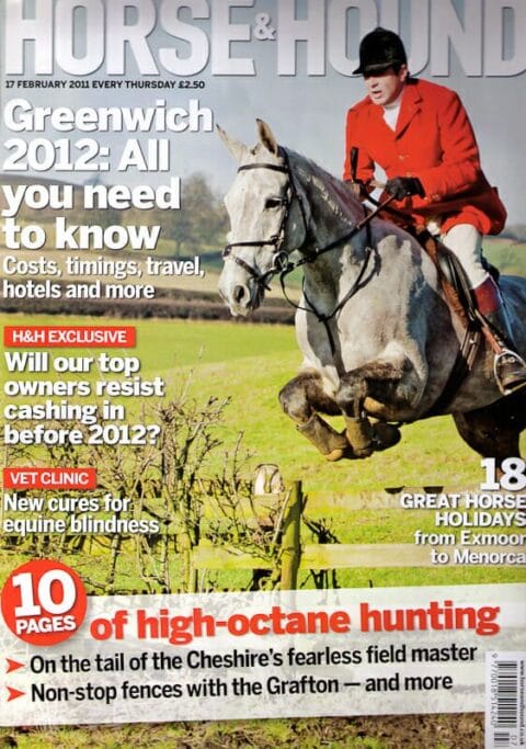 Equine Photographer in Leicestershire - horse and hound cover february 2011 - richard hunnisett