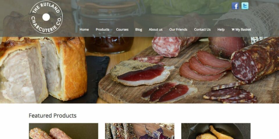 rutland charcuterie web design by Nico Morgan Media