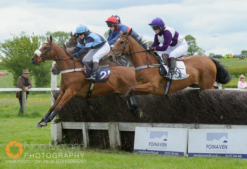 Action from the PPORA Members race for Novice Riders