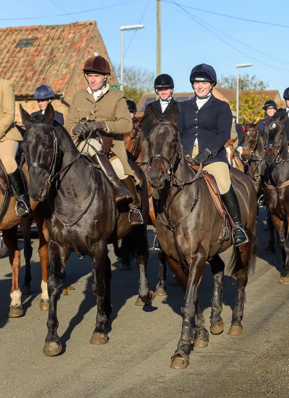 Leaving the meet in Great Gidding