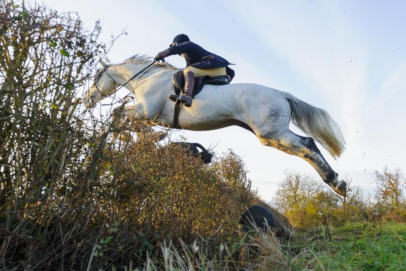 Jumping an open ditch