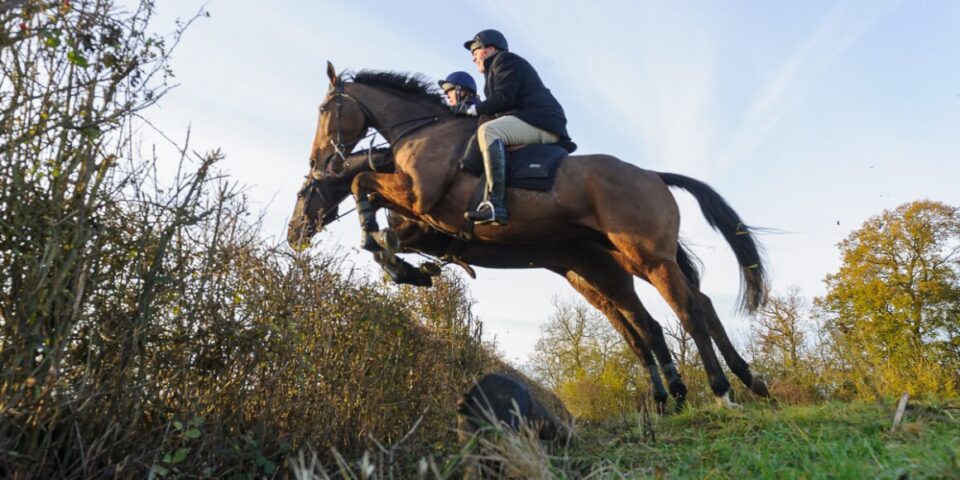 Hunting with Cambridge University Drag Hounds