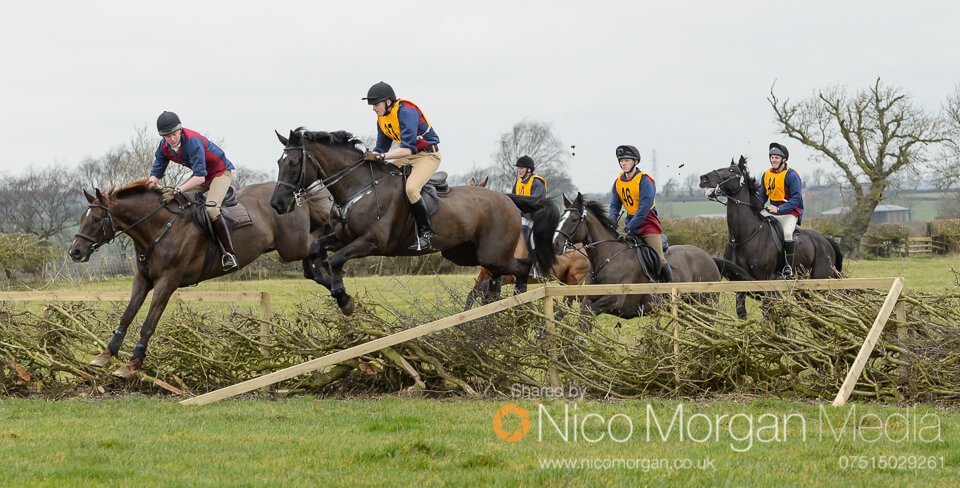 Jumping the first fence