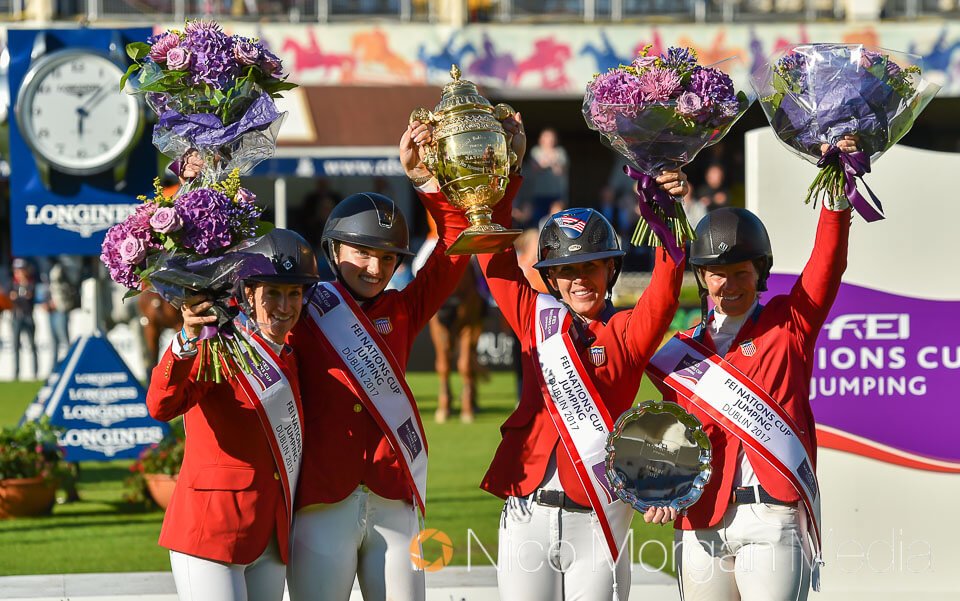 USA Nations Cup team Dublin horse Show