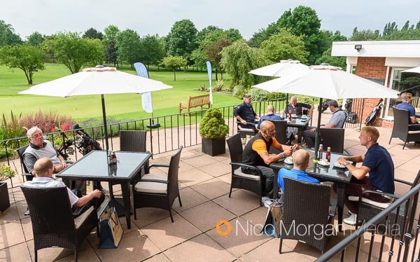 Guests gather for breakfast at the Leicestershire Golf Club