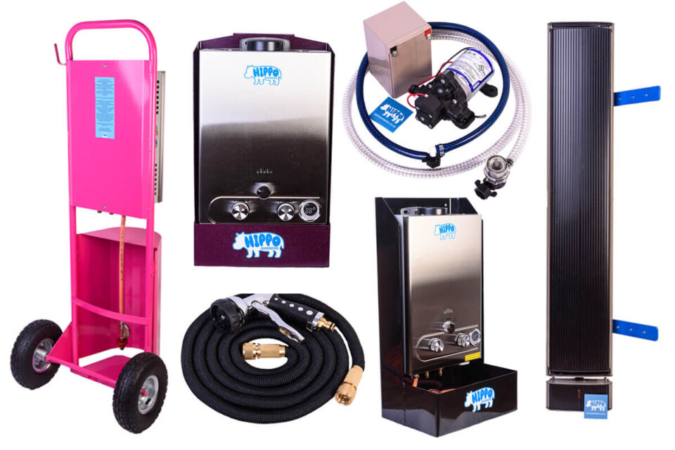 Commercial Photography: Hippo Hot Water Horse Showers