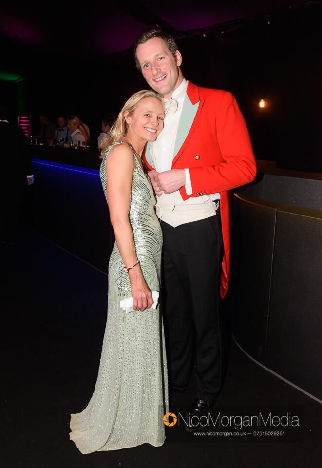 Hosts Tim and Amanda Eastwood at the Quorn Ball 2019
