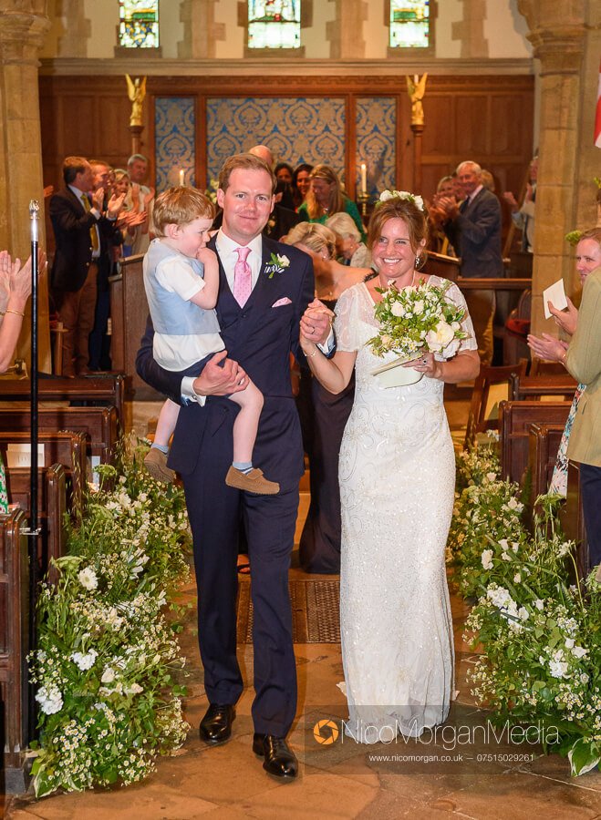 The happy couple