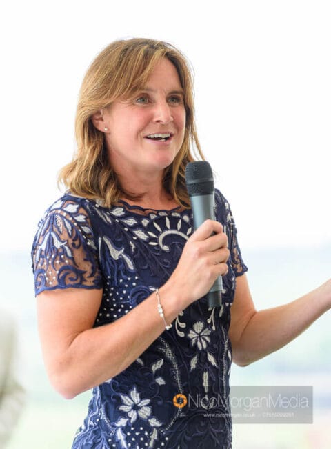 Piggy giving her pre-wedding speech