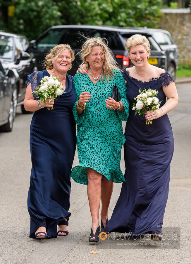 Dizie Woodhouse and Holly Campbell flank Piggy's Mother Kate