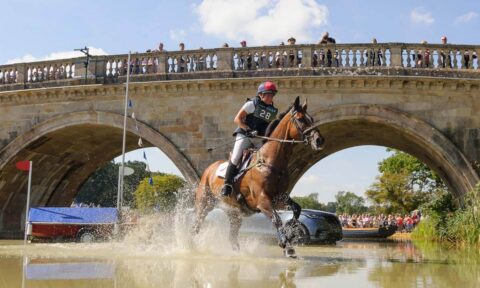 Rebecca Gibbs and DE BEERS DILLETANTE at Burghley