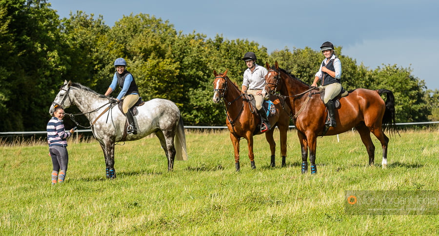 riders ready for the start of the fun ride in Lincolnshire