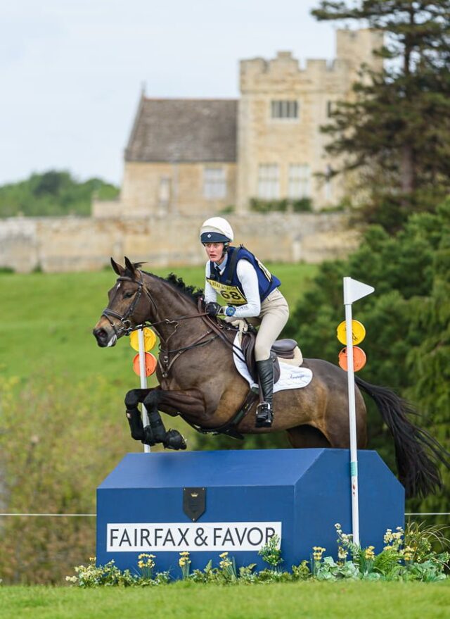 Willa Newton and JESMOND RAINBOW, Fairfax & Favor Rockingham Horse Trials 2019.