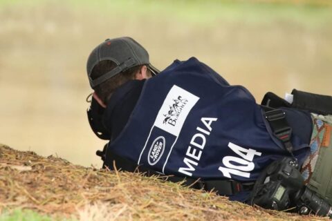 Event photographer at work