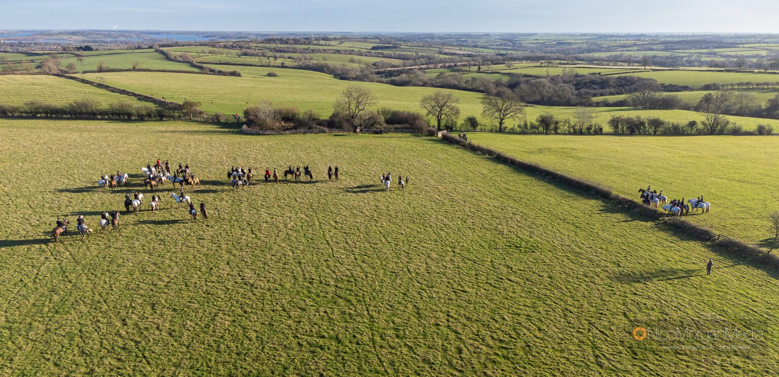 Aerial view over Cottesmore Playground