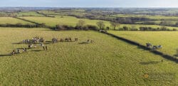 Aerial view over Cottesmore Playground