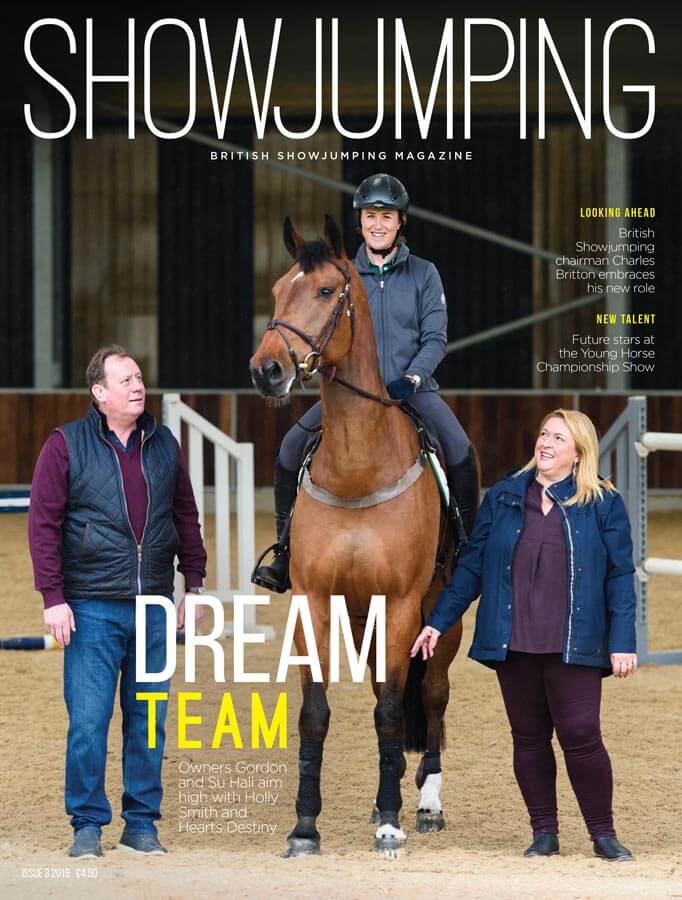 British Showjumping cover featuring Holly Smith and Hearts Destiny