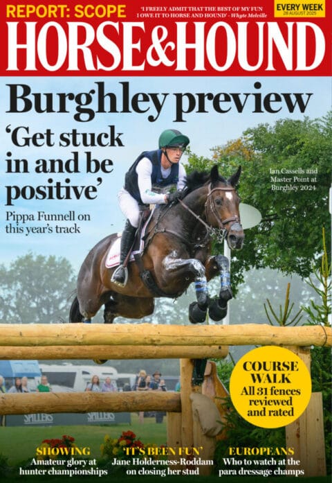 Equine Photographer in Leicestershire - Ian Cassells at Burghley - Horse & Hound Cover 28 August 2025