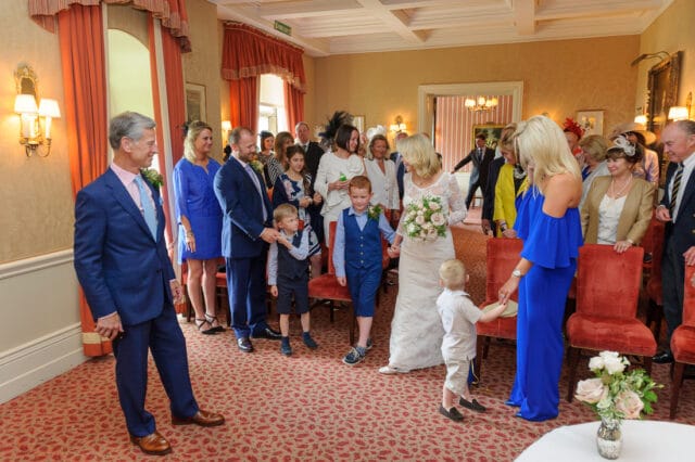 Patricia and Tommy's marriage at Hambleton Hall, Rutland