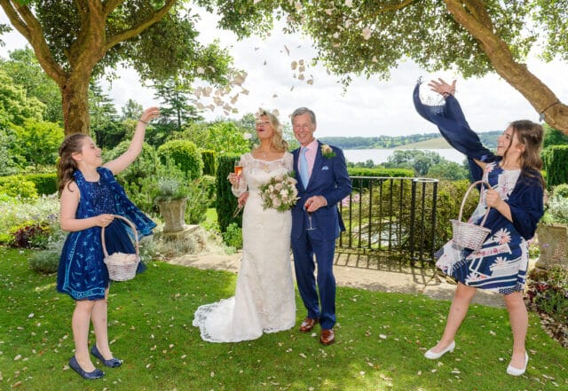 Patricia and Tommy's marriage at Hambleton Hall, Rutland