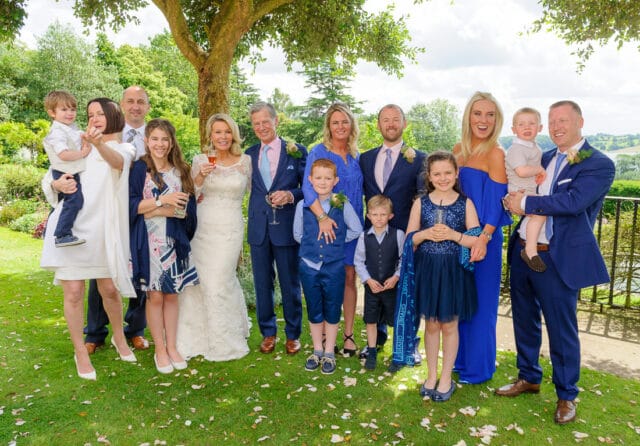 Patricia and Tommy's marriage at Hambleton Hall, Rutland