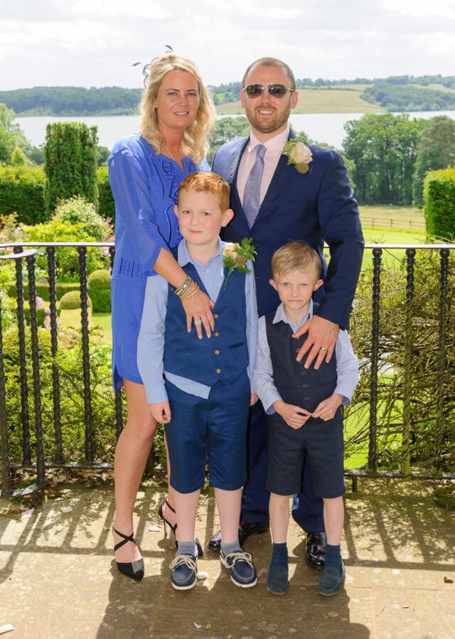 Patricia and Tommy's marriage at Hambleton Hall, Rutland
