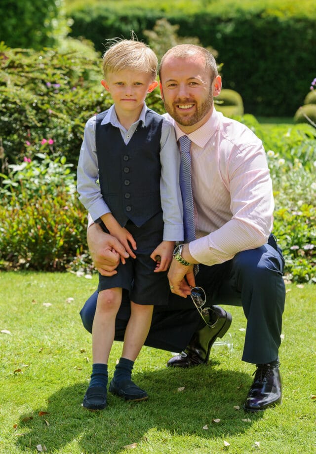 Patricia and Tommy's marriage at Hambleton Hall, Rutland