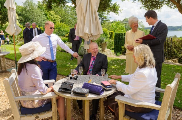 Patricia and Tommy's marriage at Hambleton Hall, Rutland