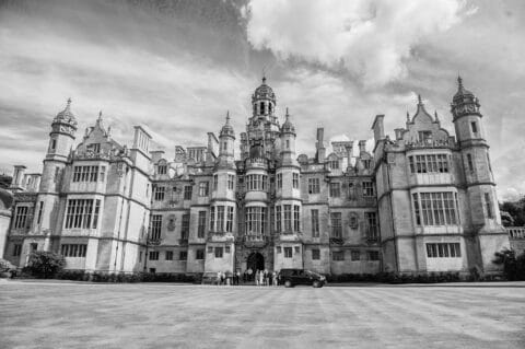 Becca and Ben's wedding at Harlaxton Manor in Lincolnshire