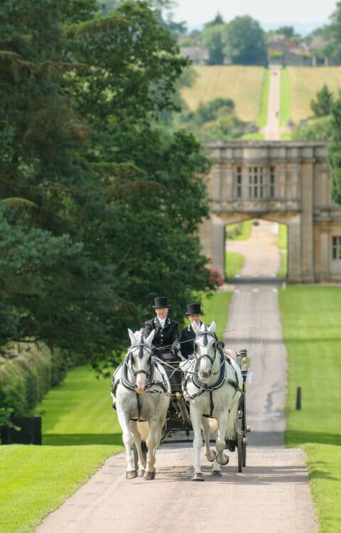 Becca and Ben's wedding at Harlaxton Manor in Lincolnshire