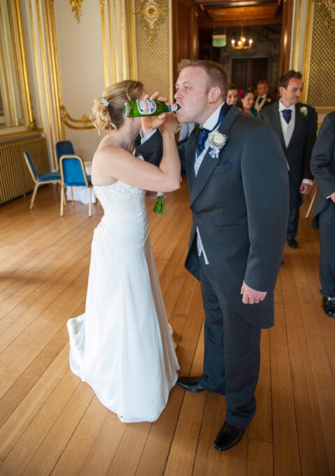 Becca and Ben's wedding at Harlaxton Manor in Lincolnshire