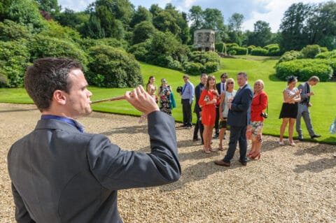 Becca and Ben's wedding at Harlaxton Manor in Lincolnshire
