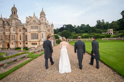 Becca and Ben's wedding at Harlaxton Manor in Lincolnshire